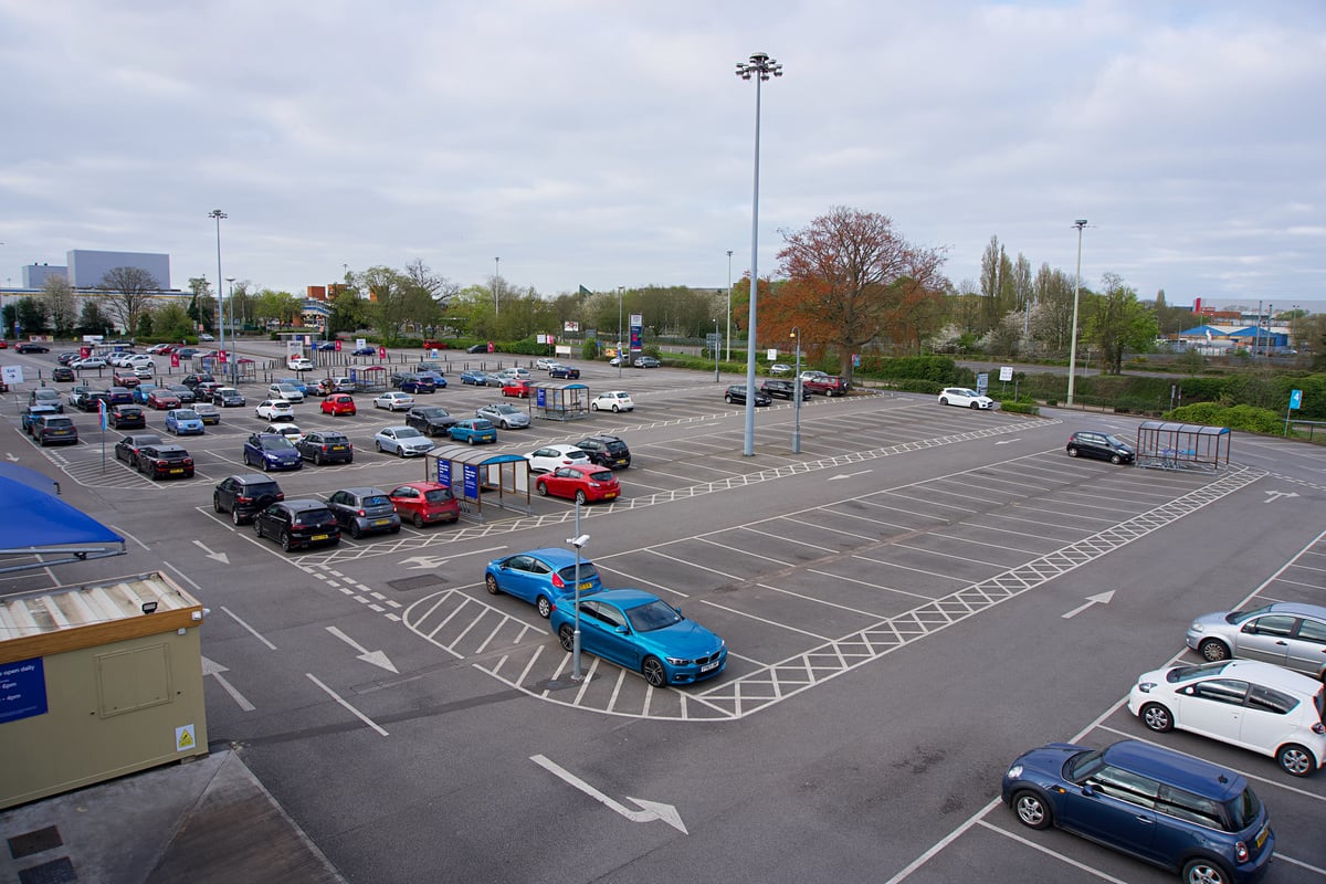 Parking Lot at Shopping Centre